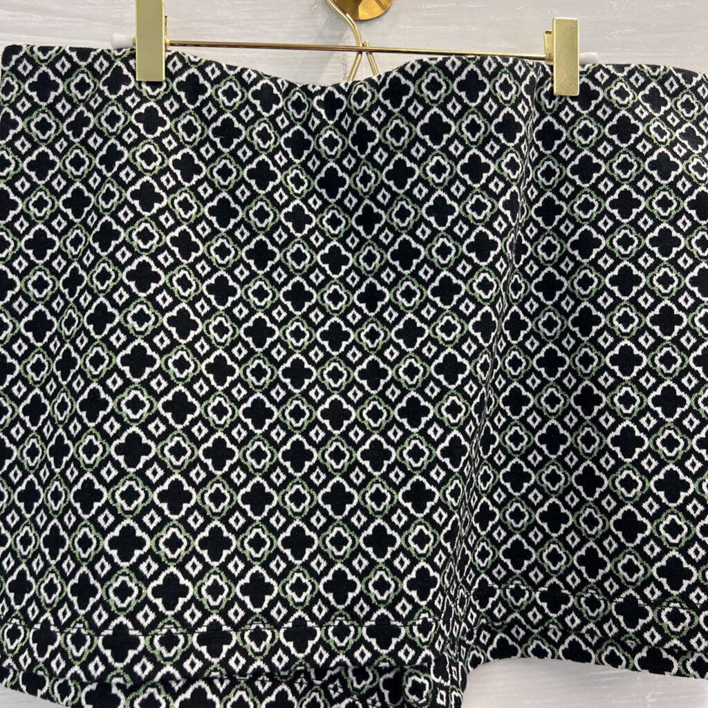 Maeve Black/ White Print Skort Extra Large
