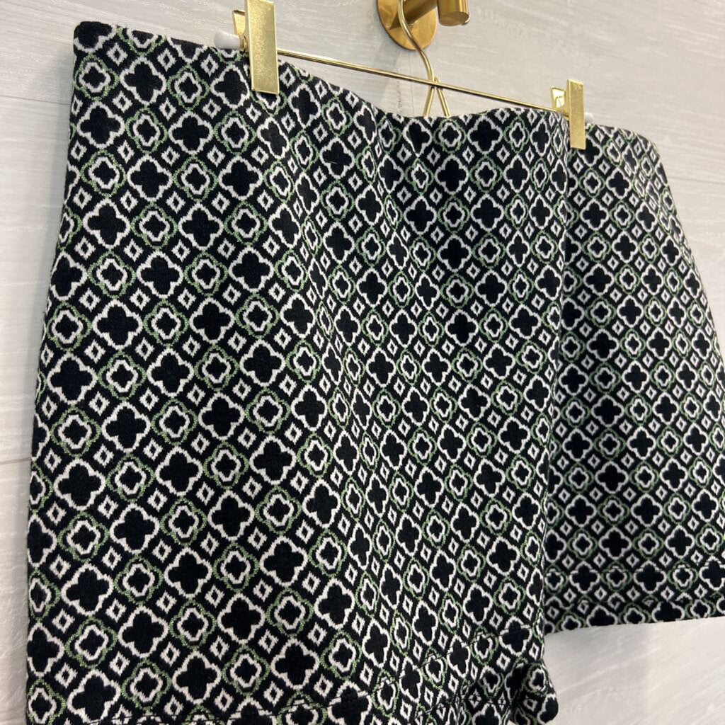 Maeve Black/ White Print Skort Extra Large