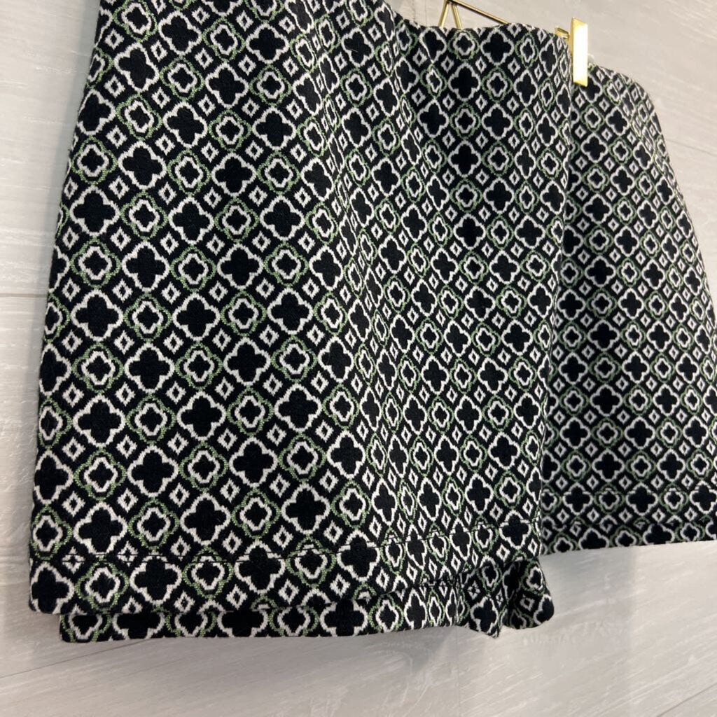 Maeve Black/ White Print Skort Extra Large