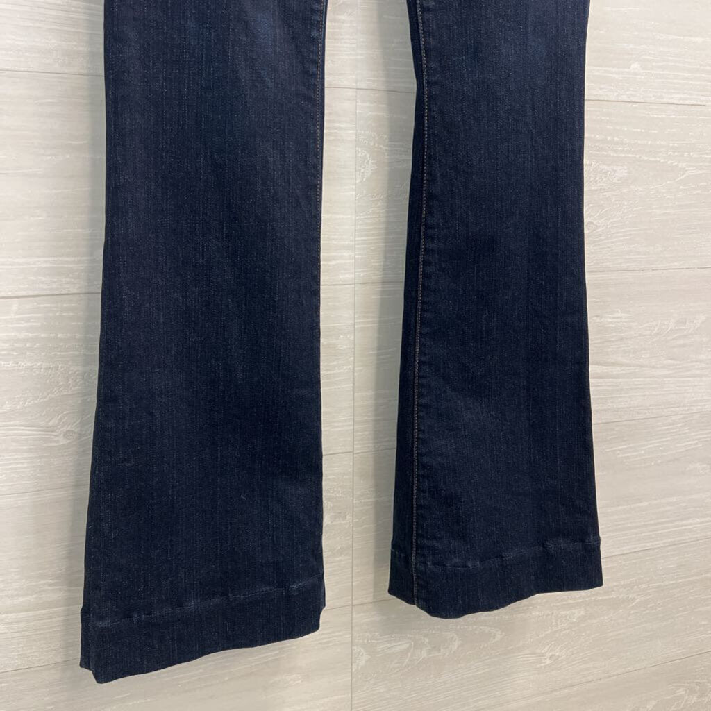 J Brand Dark Wash Flare Leg Jeans 30