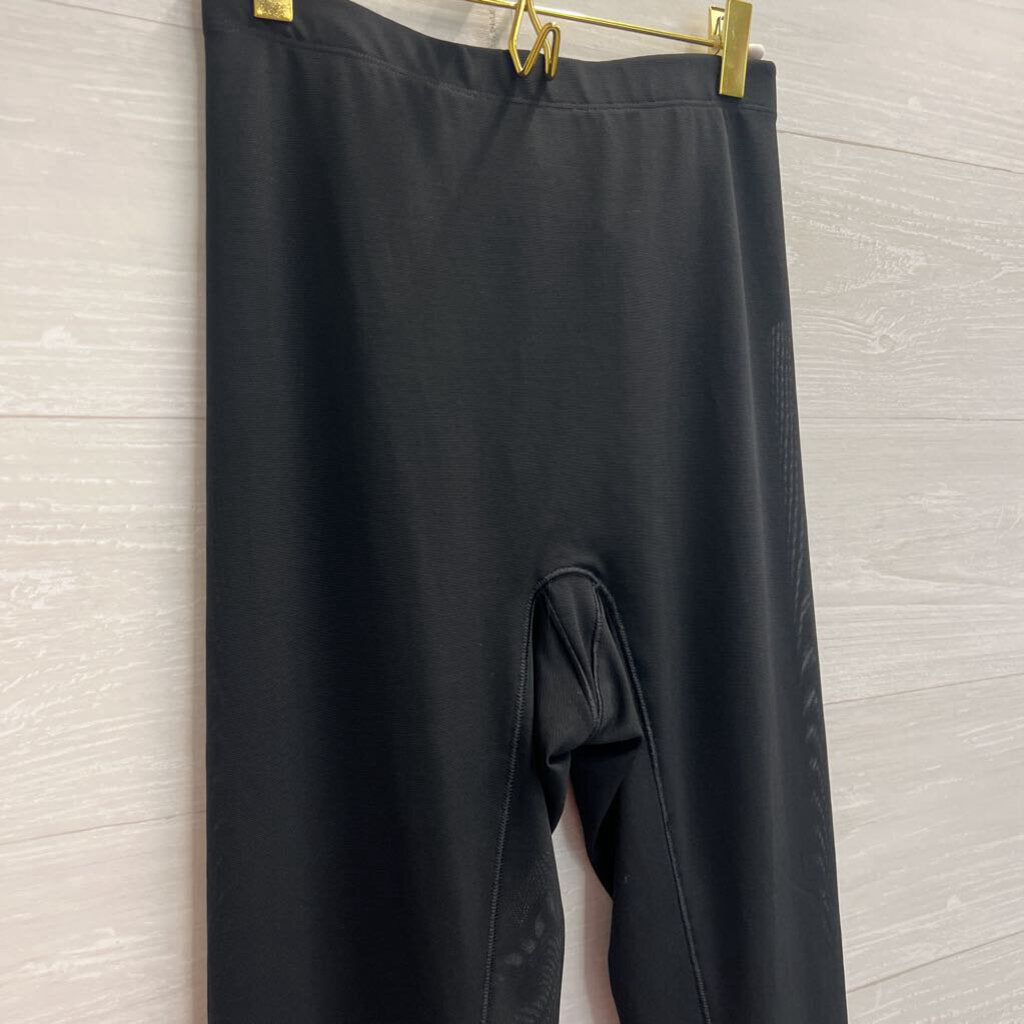 Yitty Black Mesh Unlined Leggings Medium