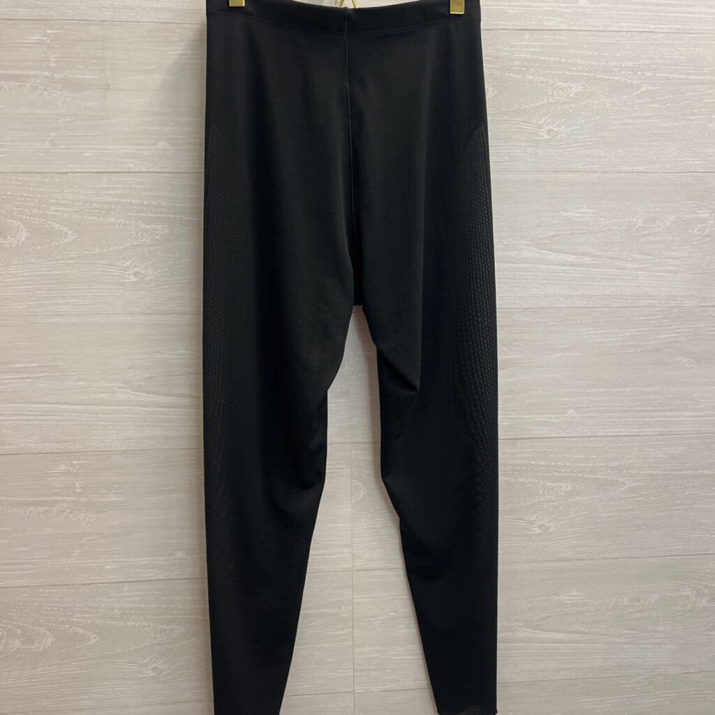 Yitty Black Mesh Unlined Leggings Medium