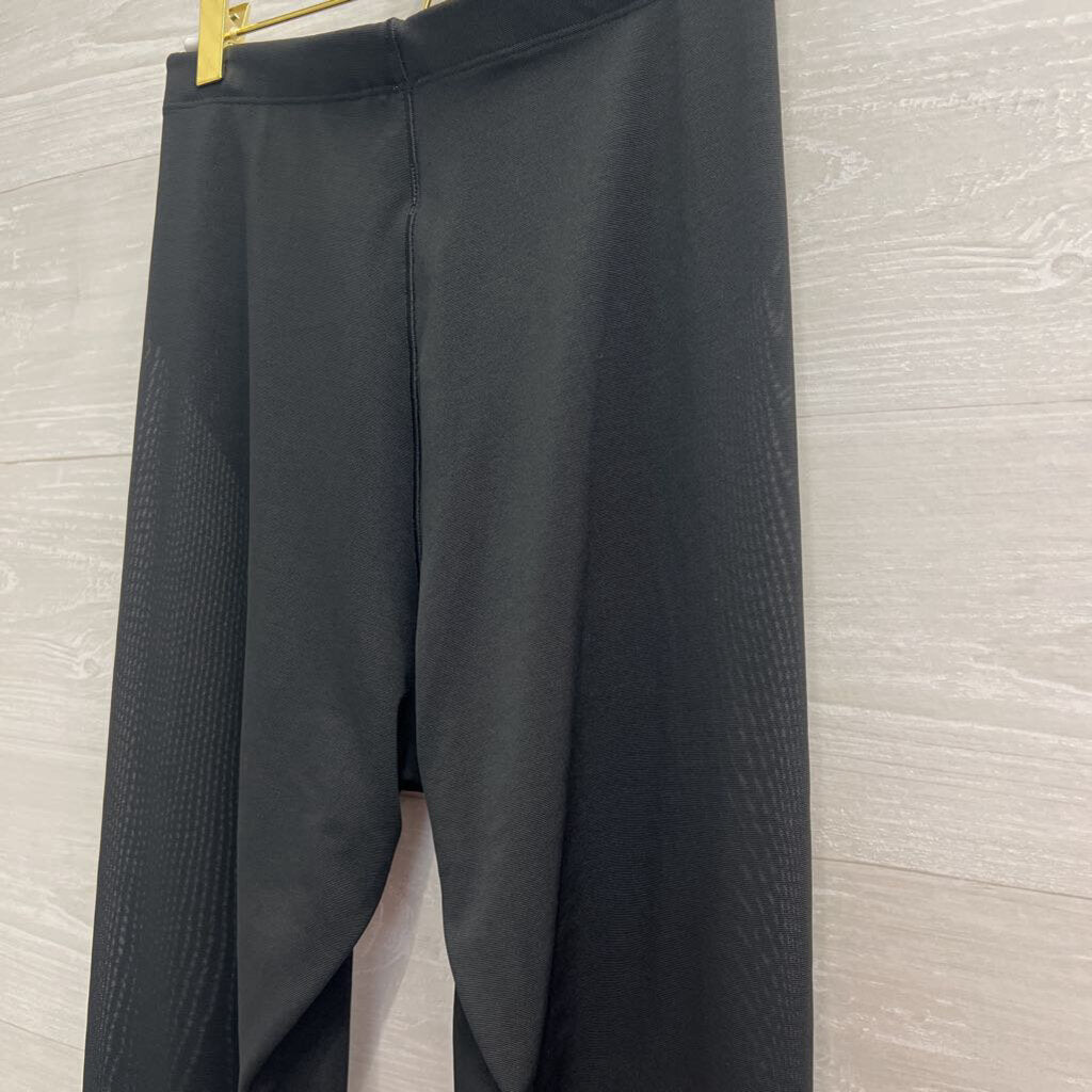 Yitty Black Mesh Unlined Leggings Medium