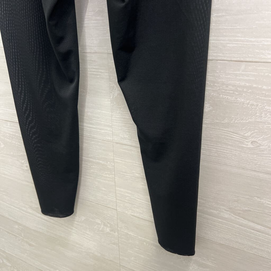 Yitty Black Mesh Unlined Leggings Medium