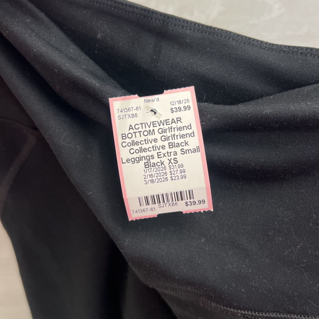 Girlfriend Collective Black Leggings Extra Small