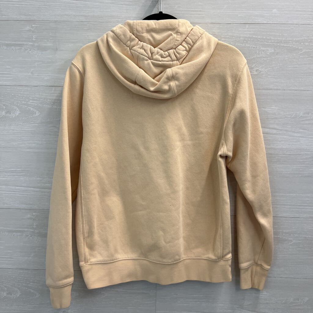 Nike Peach Embroidered Logo Hoodie Medium