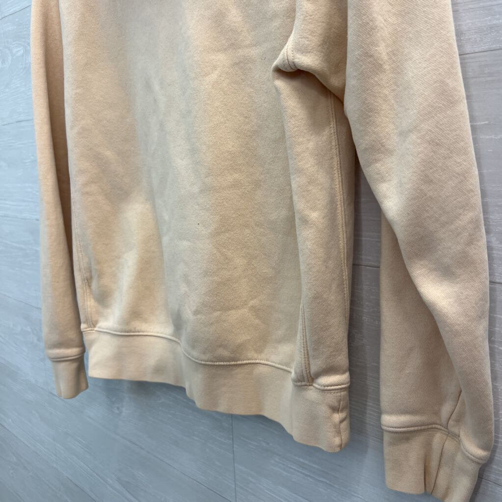 Nike Peach Embroidered Logo Hoodie Medium