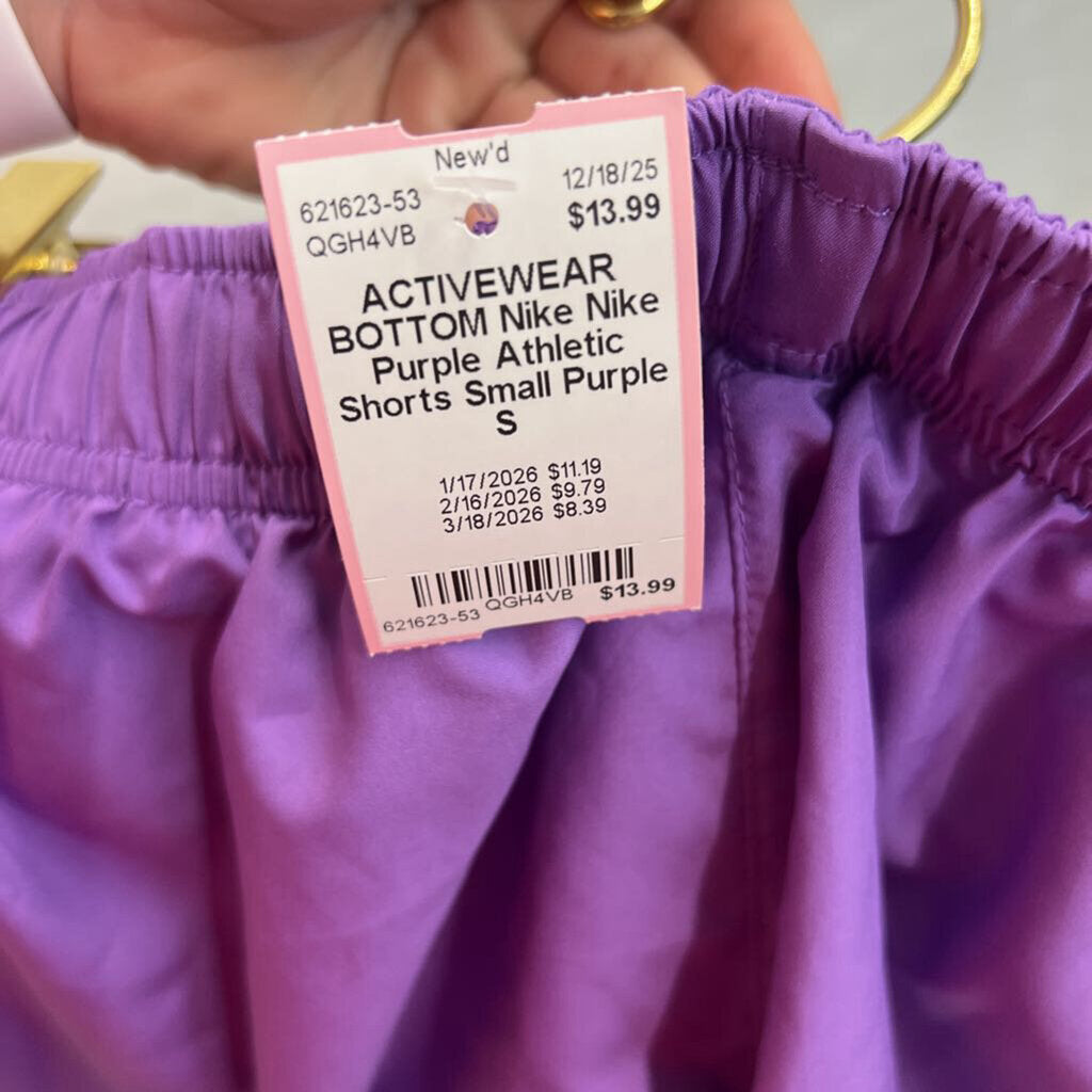 Nike Purple Athletic Shorts Small