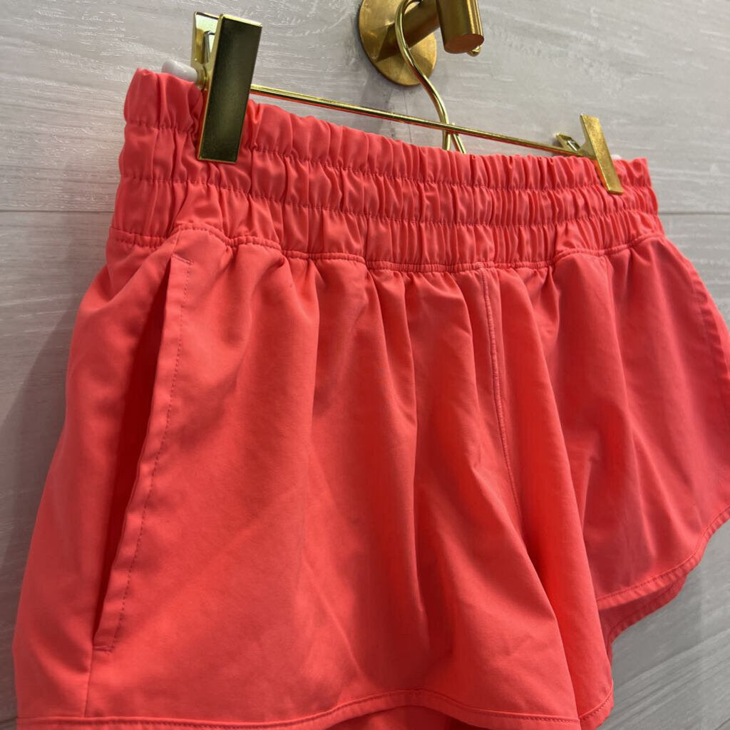 Offline by Aerie Bright Salmon Athletic Shorts Small
