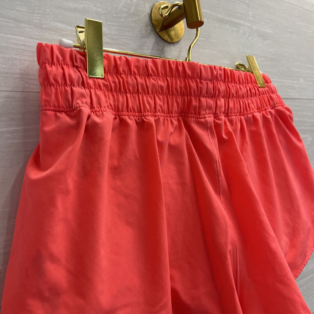 Offline by Aerie Bright Salmon Athletic Shorts Small