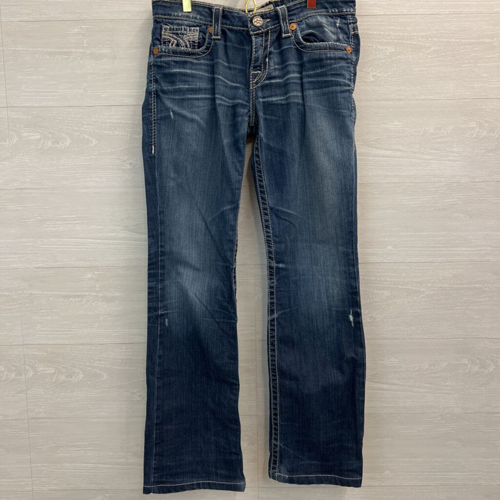 Big Star Medium Wash Miki Flare Leg Jeans 28 Long