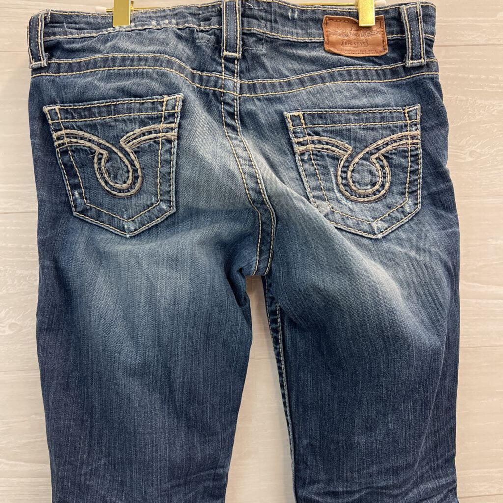 Big Star Medium Wash Miki Flare Leg Jeans 28 Long