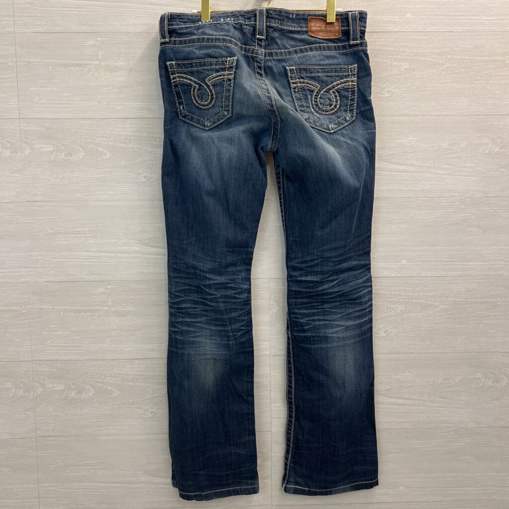 Big Star Medium Wash Miki Flare Leg Jeans 28 Long