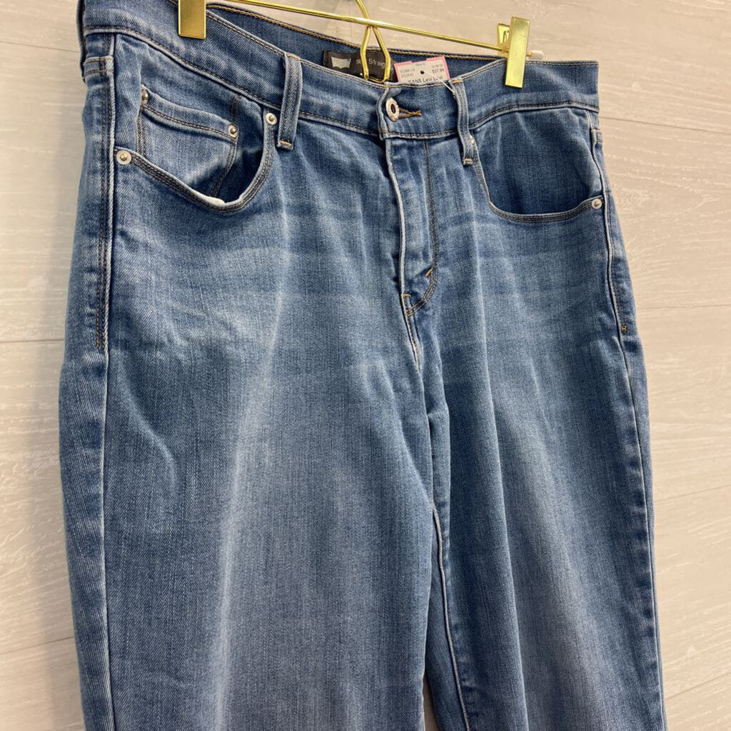 Levi Light Wash Blue Stretchy 505 Straight Leg Jeans 8