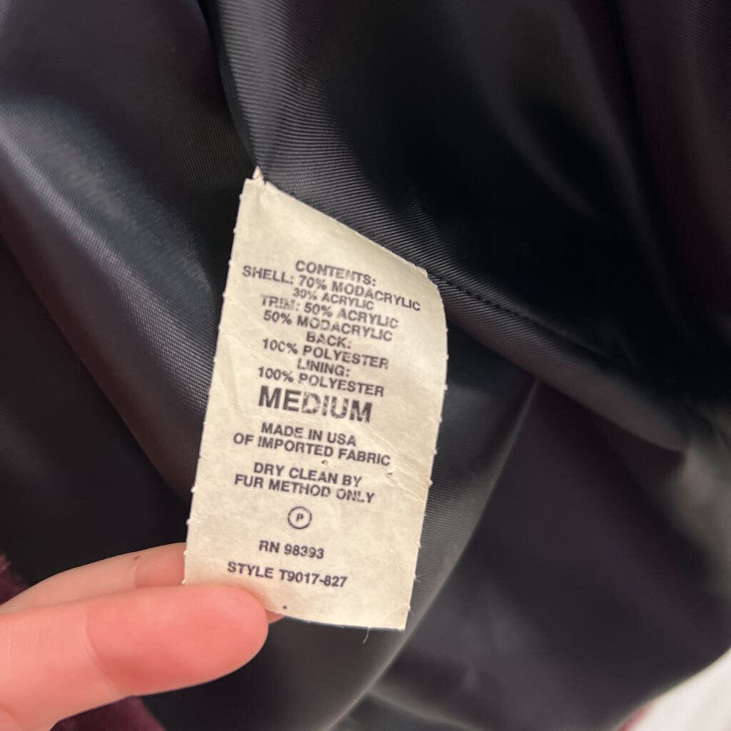 Vintage Terry Lewis Faux Fur Jacket Medium