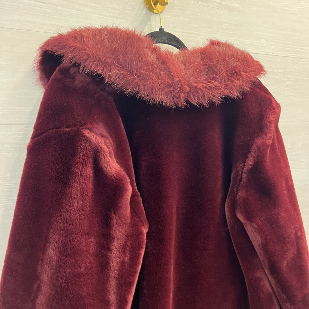 Vintage Terry Lewis Faux Fur Jacket Medium