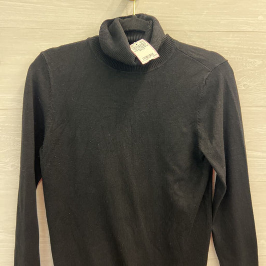 Calvin Klein Black Knit Turtleneck Sweater Top Small