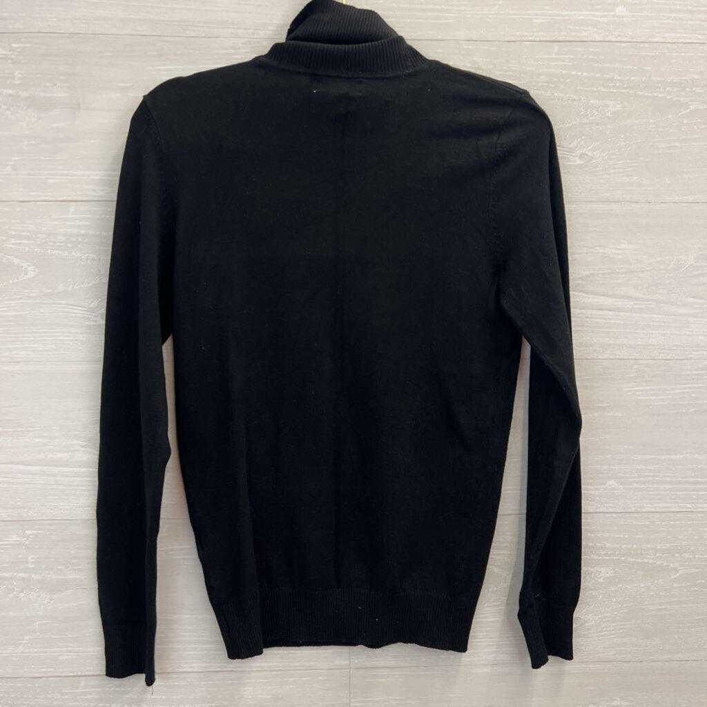 Calvin Klein Black Knit Turtleneck Sweater Top Small
