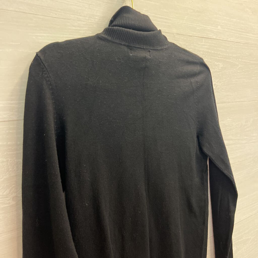 Calvin Klein Black Knit Turtleneck Sweater Top Small