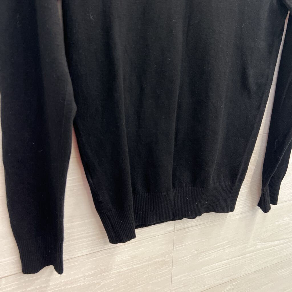 Calvin Klein Black Knit Turtleneck Sweater Top Small