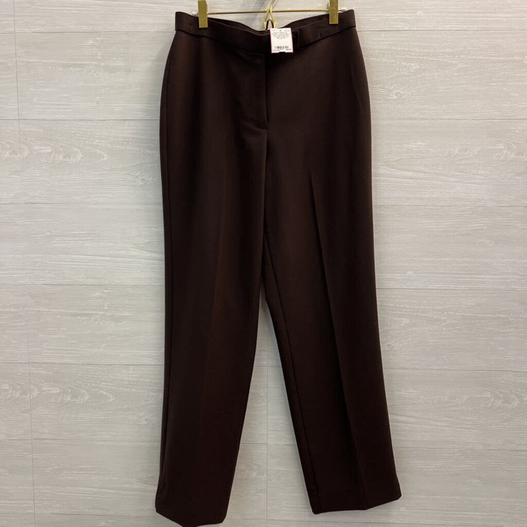 Kim Rogers Chocolate Brown Trouser Pants 8