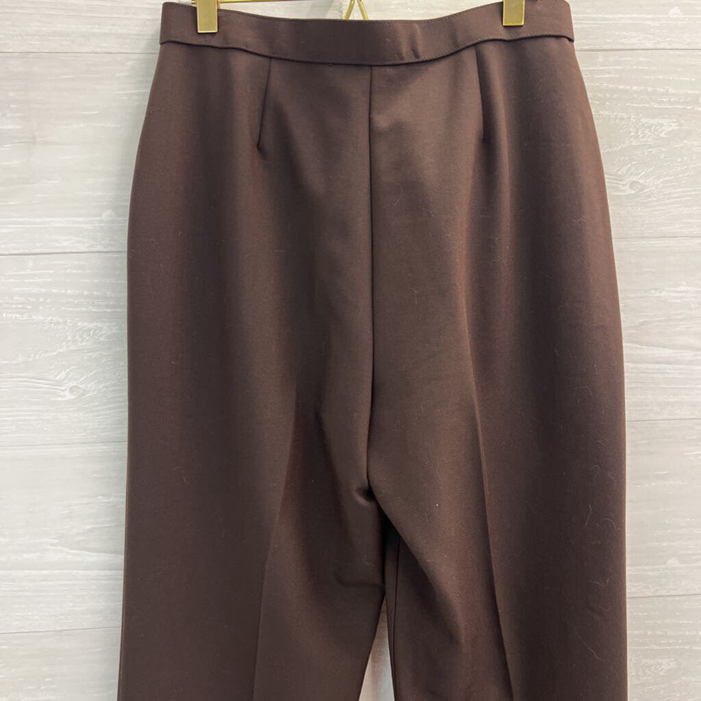 Kim Rogers Chocolate Brown Trouser Pants 8