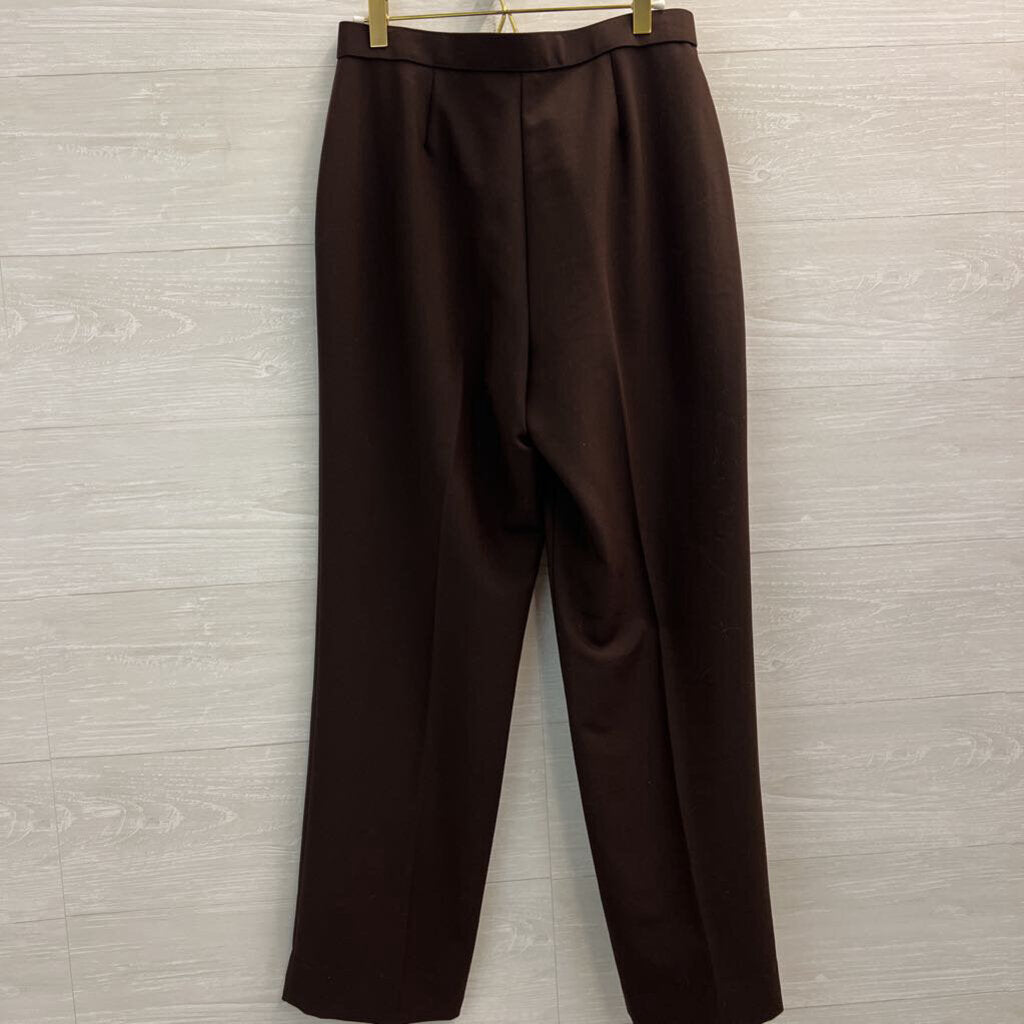 Kim Rogers Chocolate Brown Trouser Pants 8