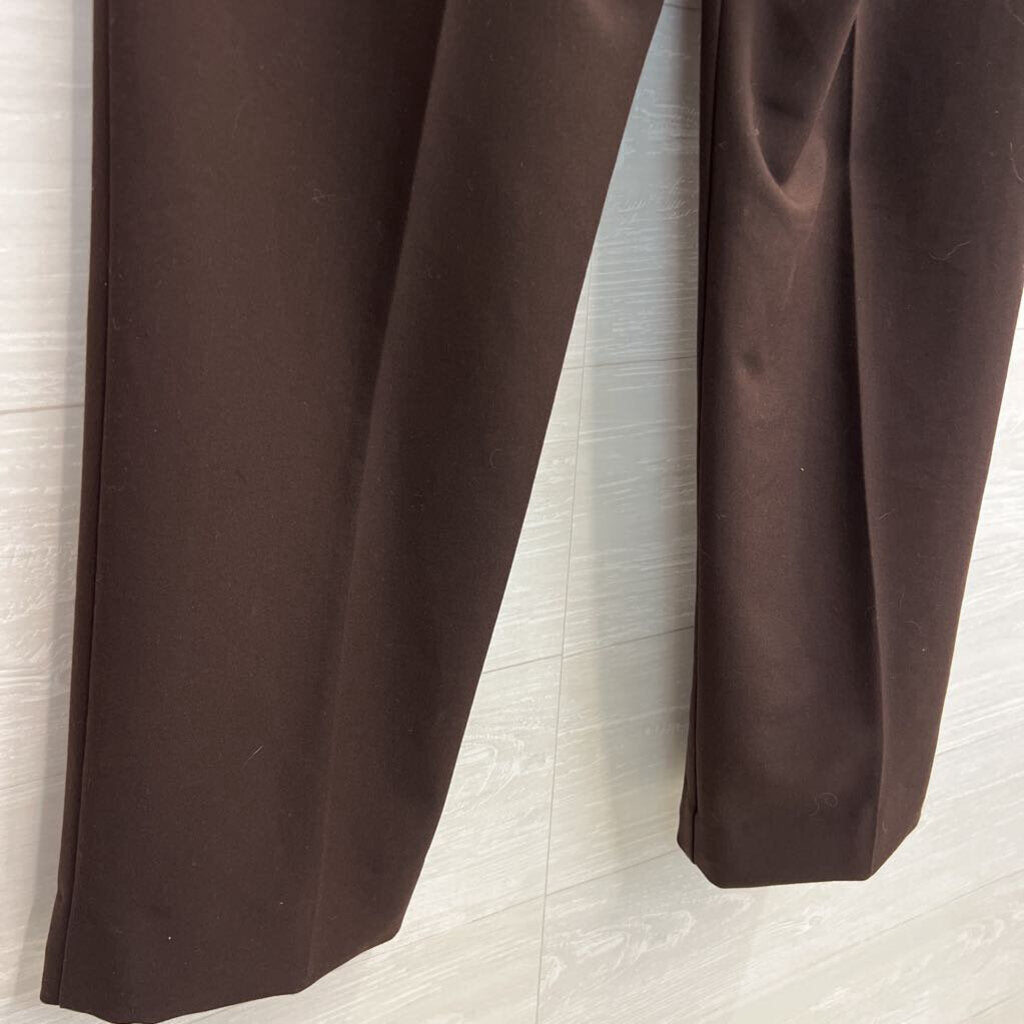 Kim Rogers Chocolate Brown Trouser Pants 8