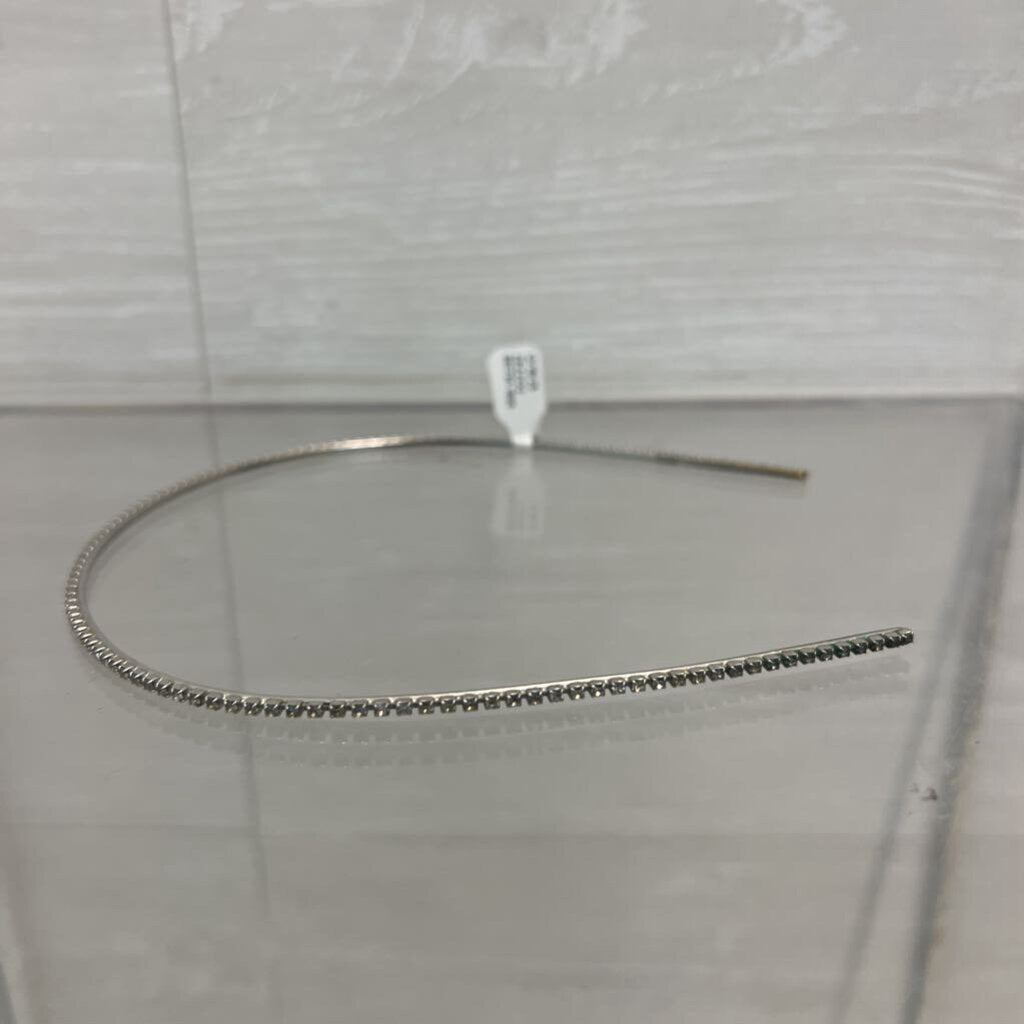 Dainty Silver Metal Rhinestone Headband