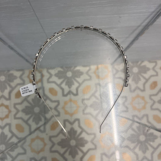 Silver Metal Pearl/ Rhinestone Headband