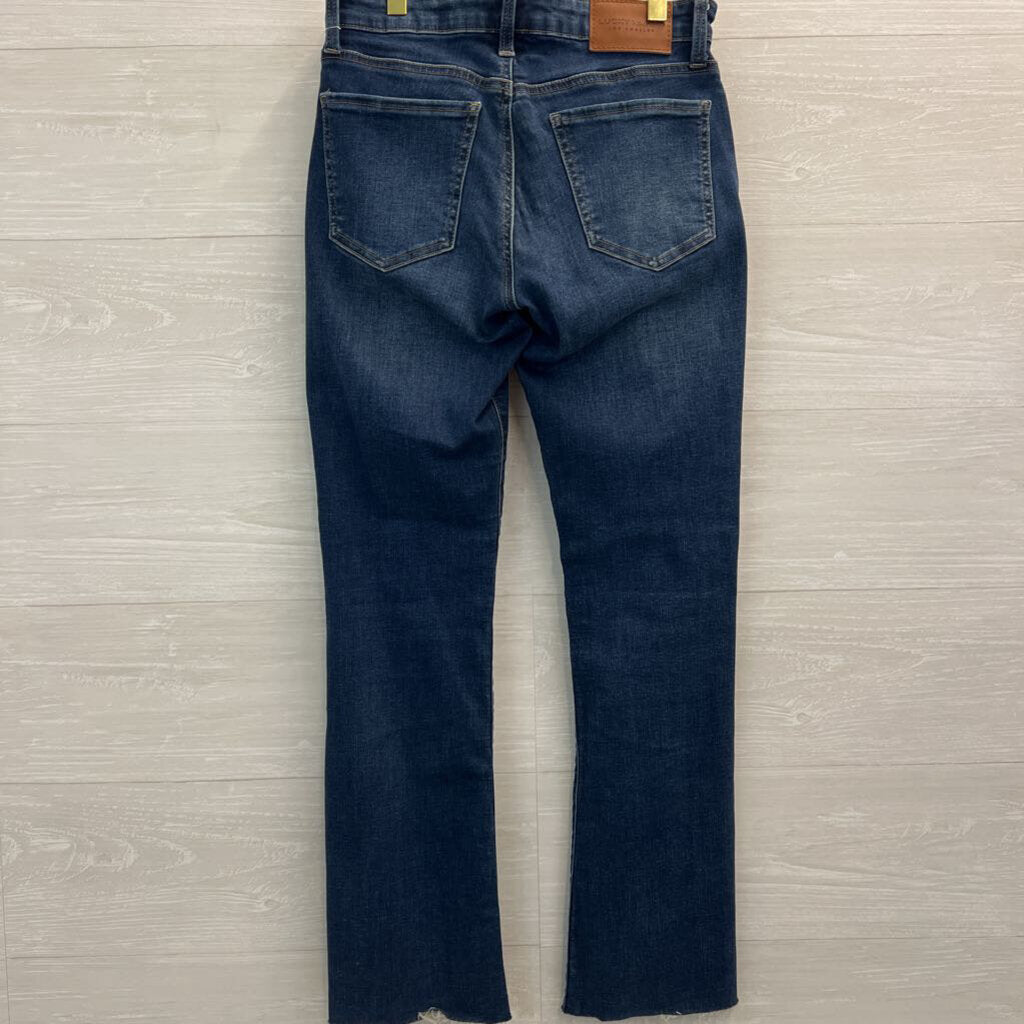 Lucky Brand Dark Wash Sweet Boot Jeans 27