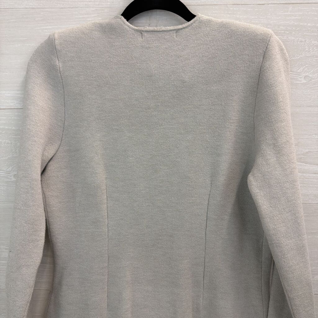 INC Grey Structured Double Breasted Blazer Cardigan Medium