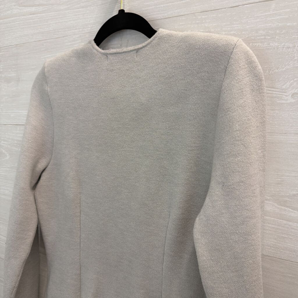 INC Grey Structured Double Breasted Blazer Cardigan Medium