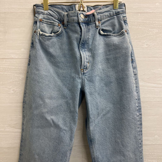Agolde Light Wash High Rise Mom Jeans 28