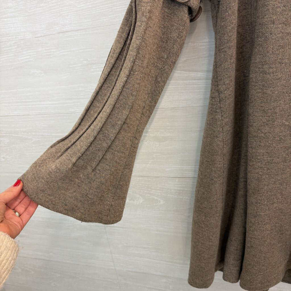 Paparazzi DB Sport Brown Double Breasted Peacoat Medium