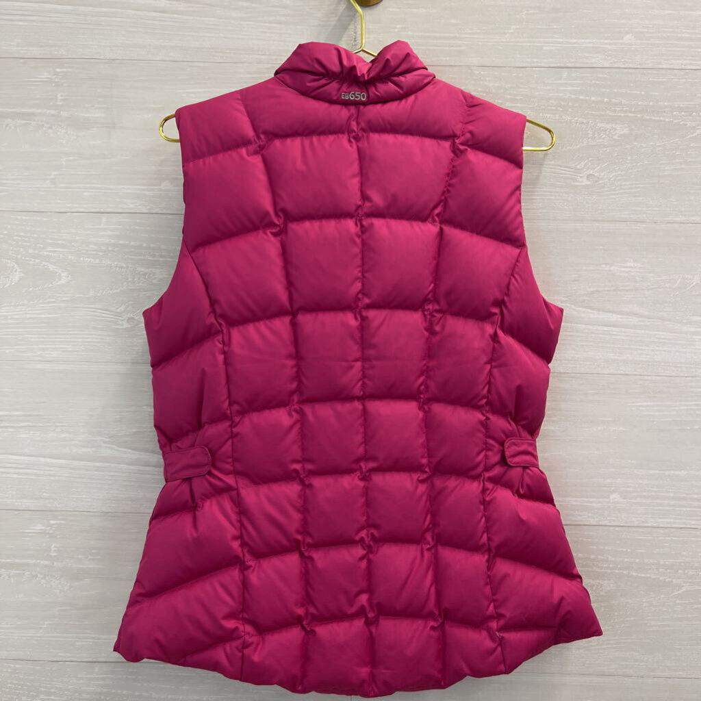 Eddie Bauer Pink Quilted Puffer Vest Medium
