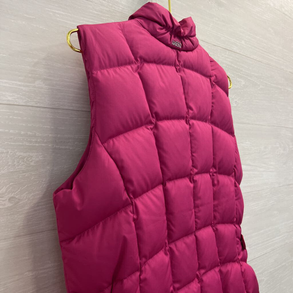 Eddie Bauer Pink Quilted Puffer Vest Medium