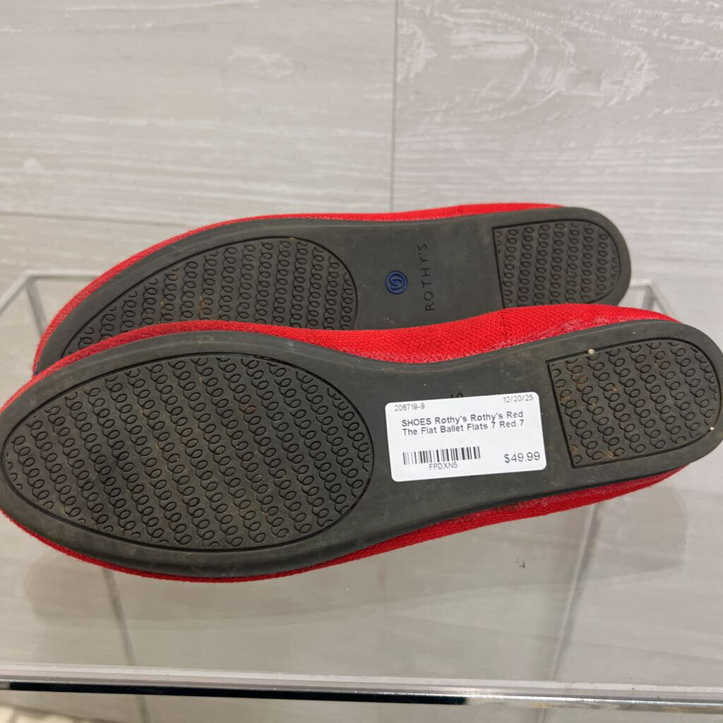 Rothy's Red The Flat Ballet Flats 7