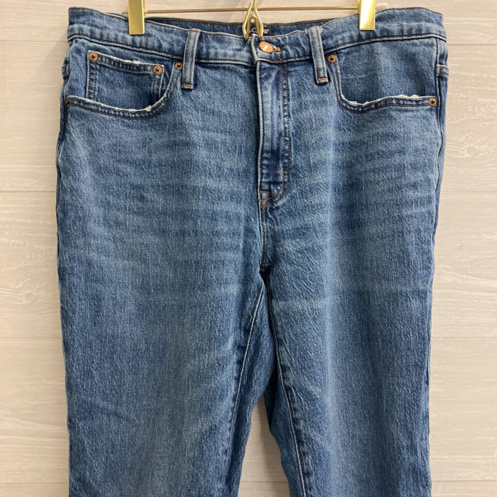 J Crew Medium Wash Slim Boyfriend Jeans 30