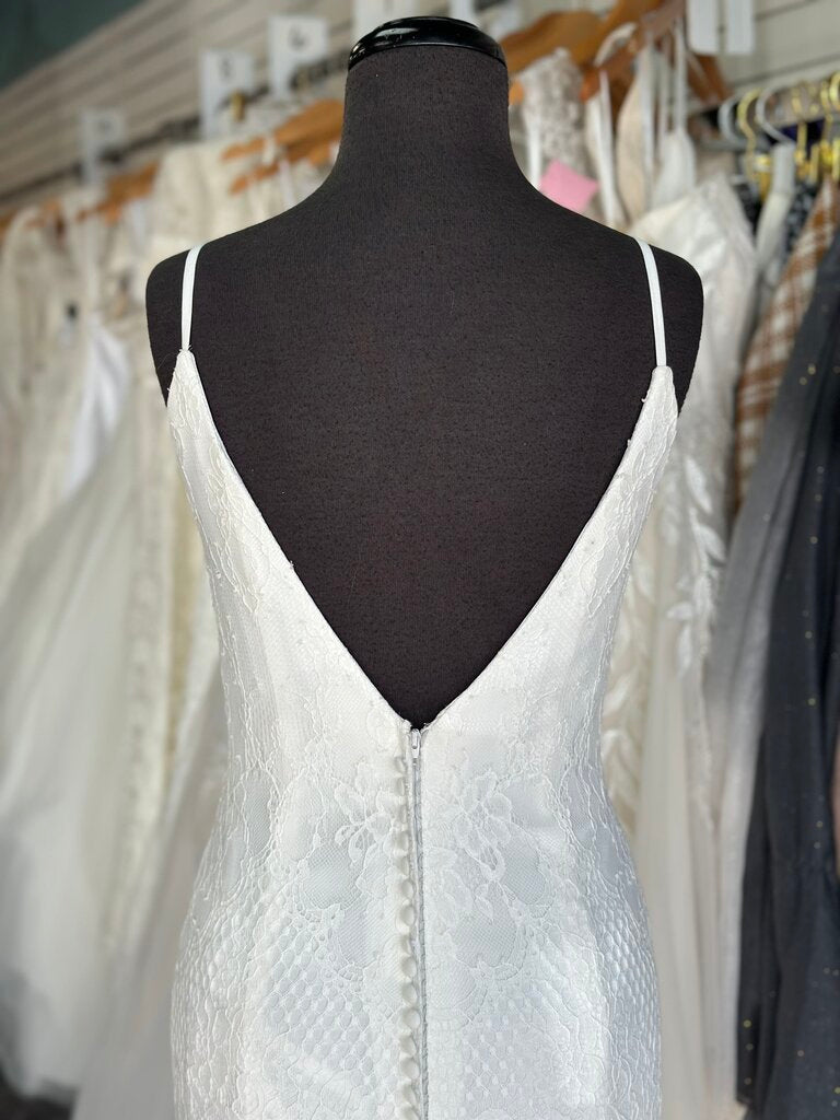 Christina Wu Ivory Lace Bridal Gown 8