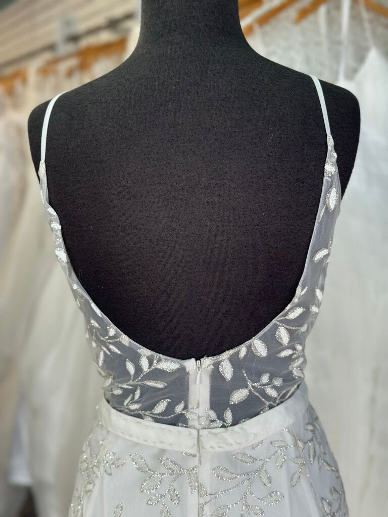 Bridal by Dave and Johnny Ivory Sparkle Design Bridal Gown 12