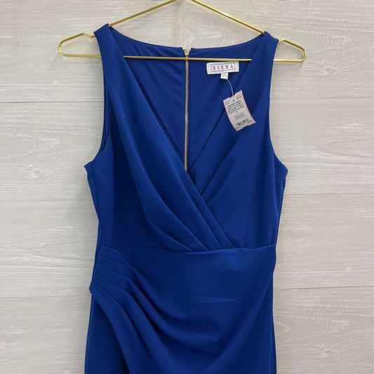 Siena Royal Blue Sleeveless V Neck Dress 8