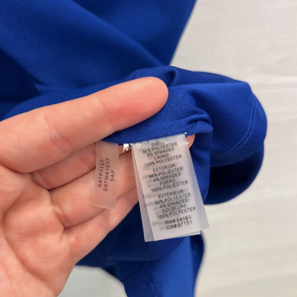 Siena Royal Blue Sleeveless V Neck Dress 8