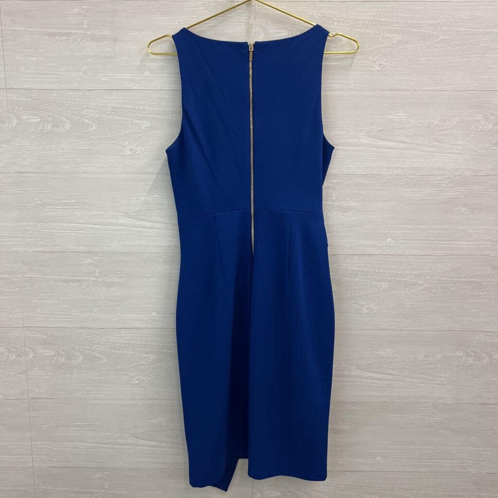 Siena Royal Blue Sleeveless V Neck Dress 8