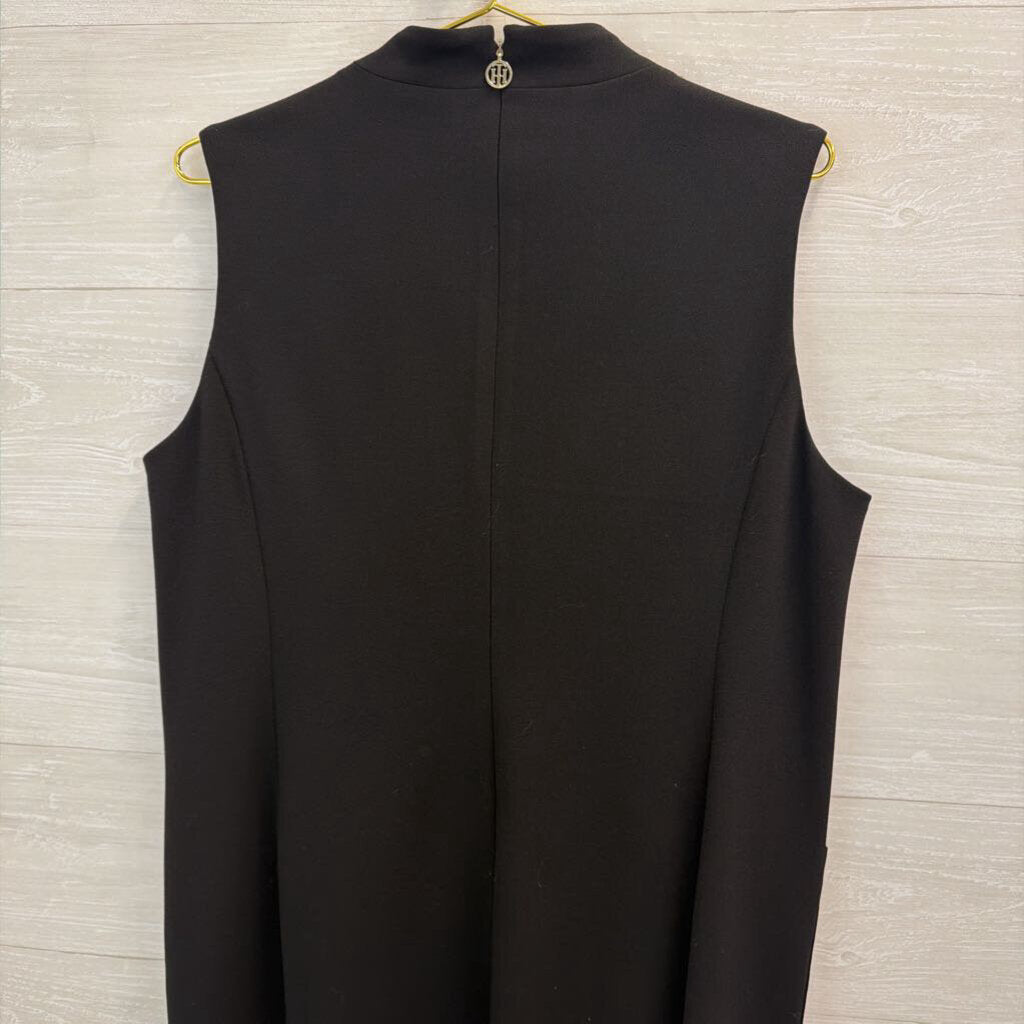 Tommy Hilfiger Black Sleeveless Double Breasted Blazer Dress 14