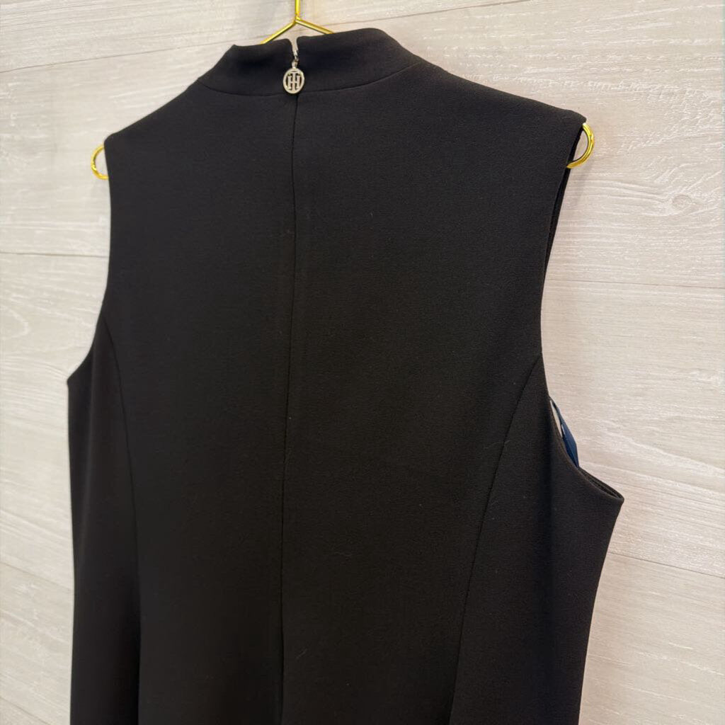 Tommy Hilfiger Black Sleeveless Double Breasted Blazer Dress 14