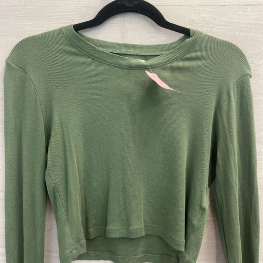 Madewell Green Long sleeve Crop Tee Small