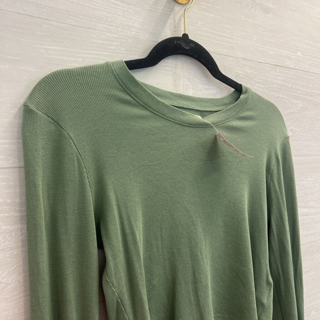Madewell Green Long sleeve Crop Tee Small