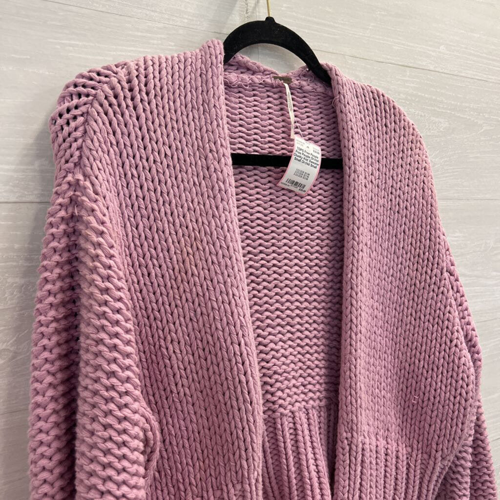 Free People Orchid Chunky Knit Sweater Small