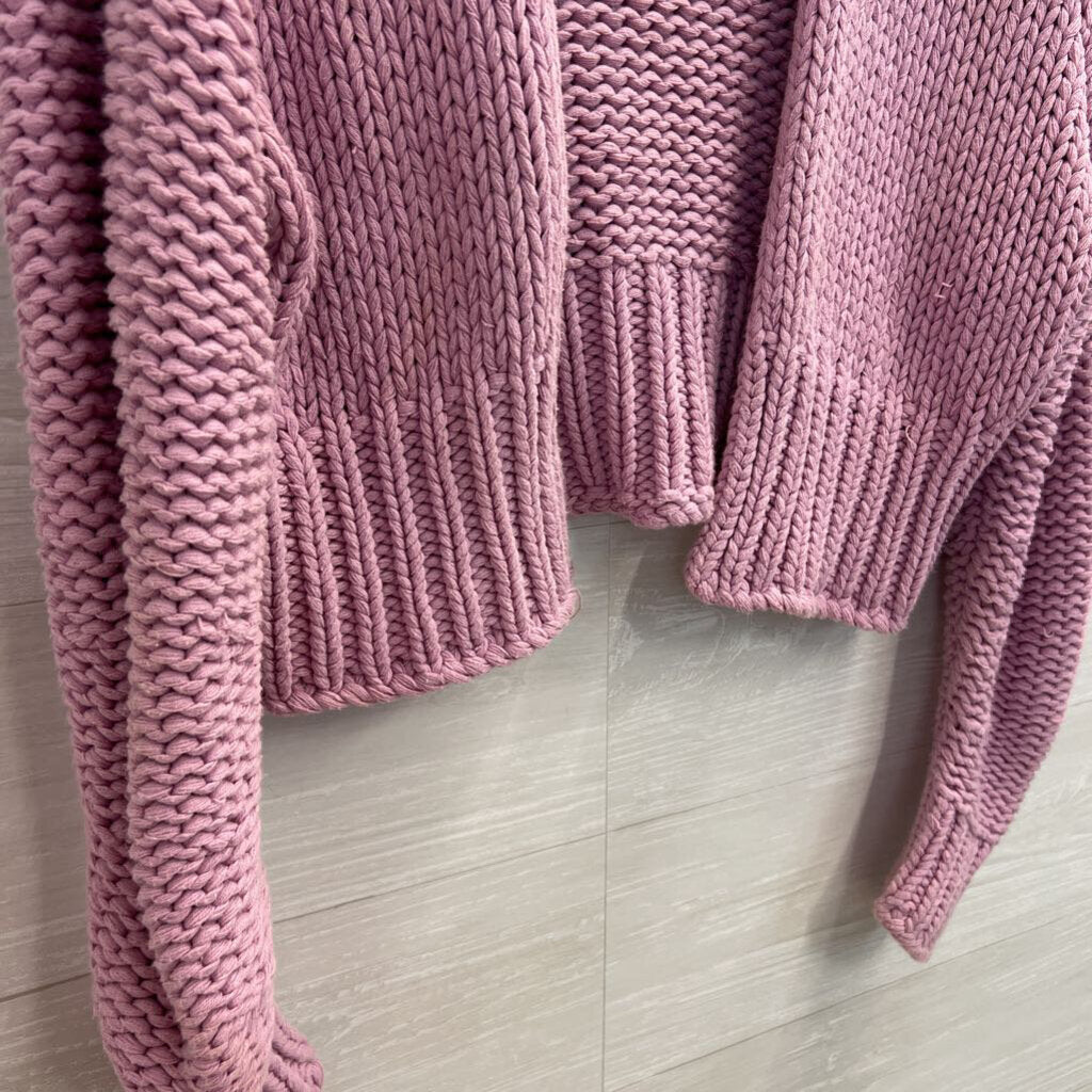 Free People Orchid Chunky Knit Sweater Small